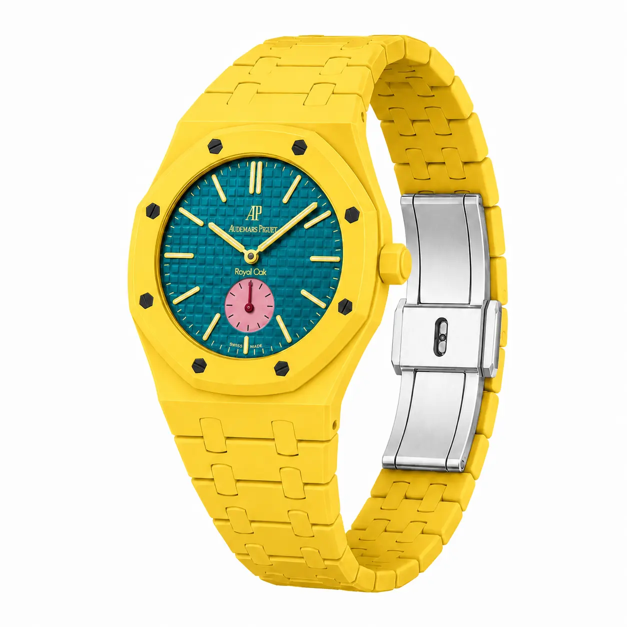 d2646523-313b-46bd-a5e9-0d87e0b43550 Годинник Royal Pop Sunshine Yellow Ceramic - Зображення 1