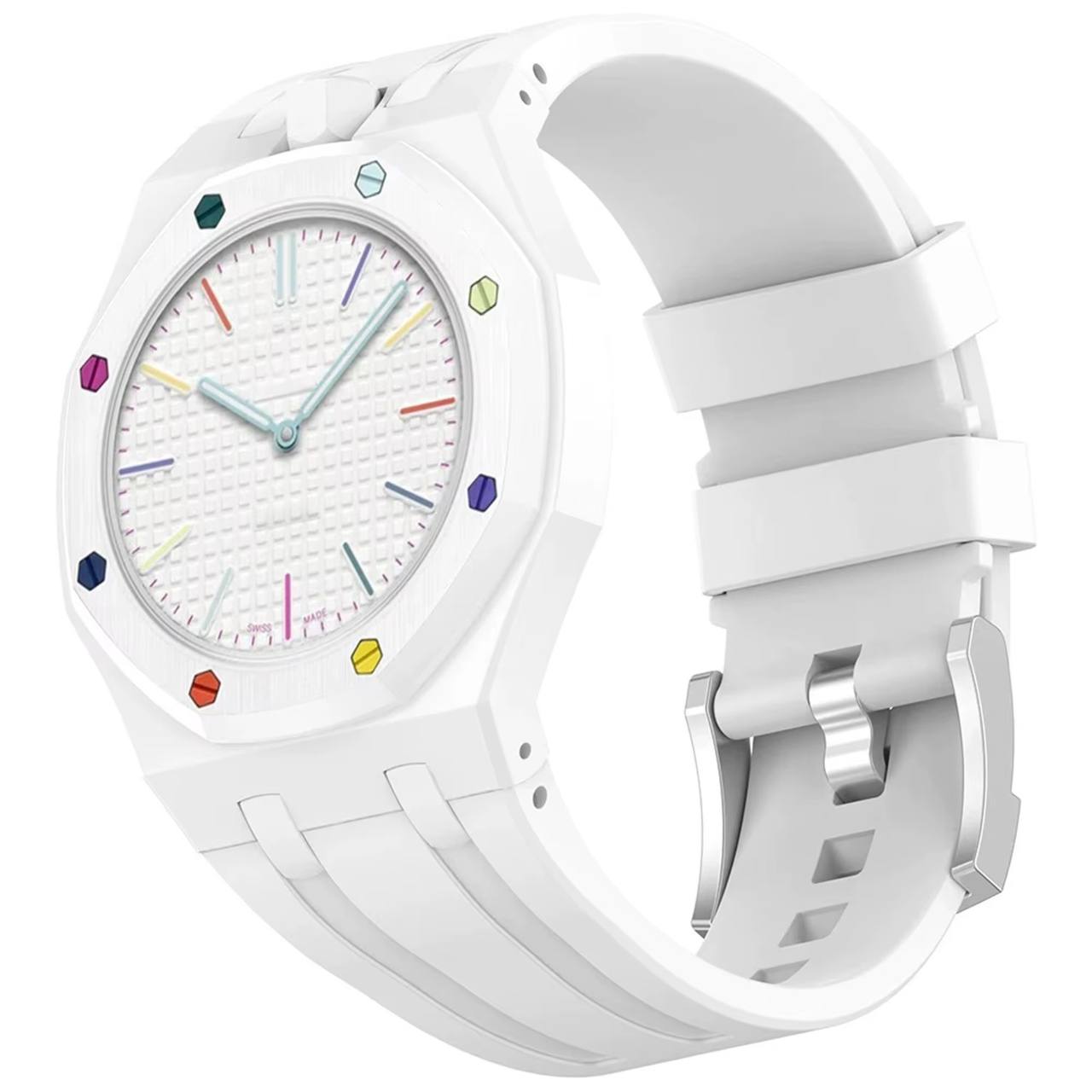 photo_2026-06-08_17-41-21 Годинник Royal Pop White Silicone - Зображення 1