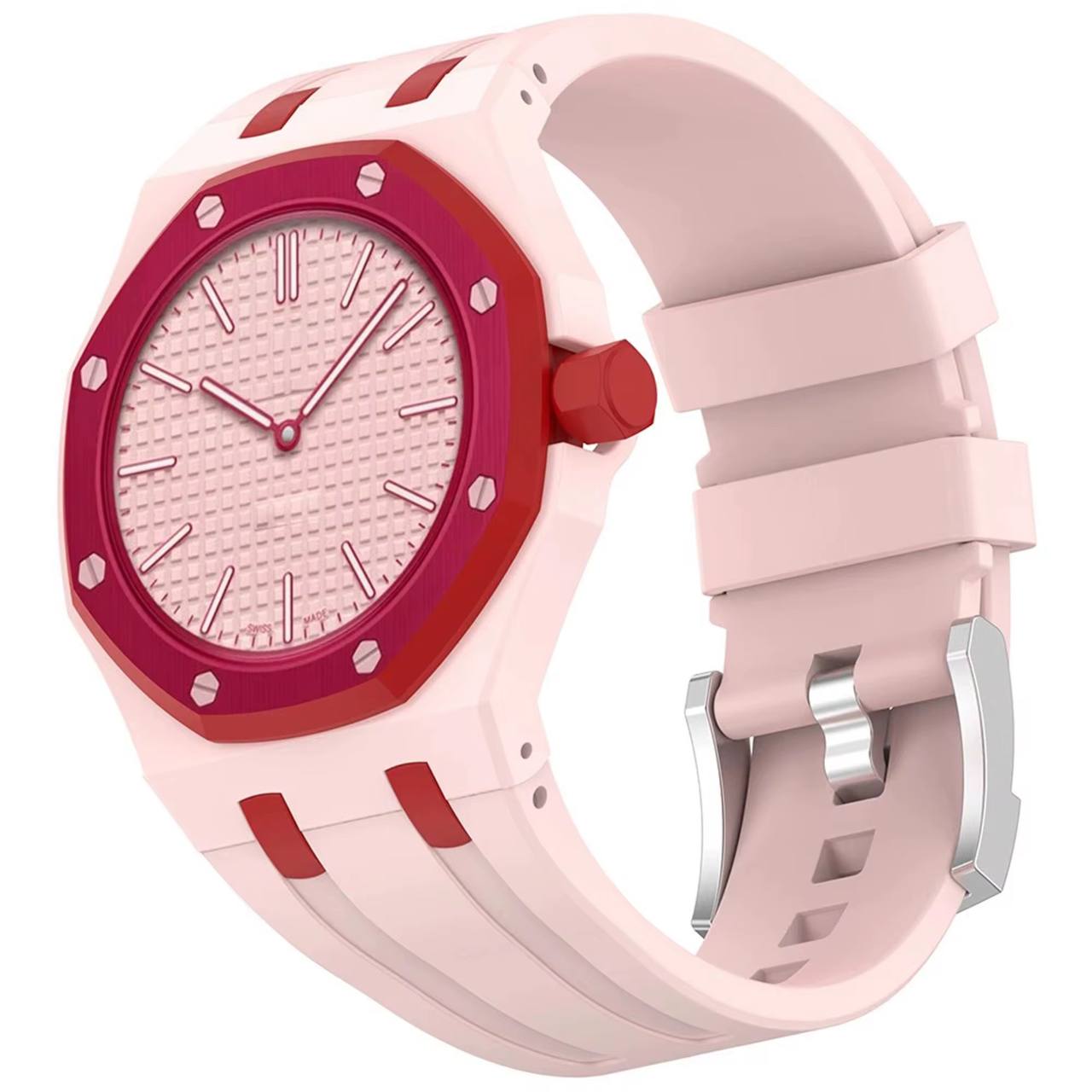 photo_2026-06-08_17-41-23 Годинник Royal Pop Rose Blush Silicone - Зображення 1
