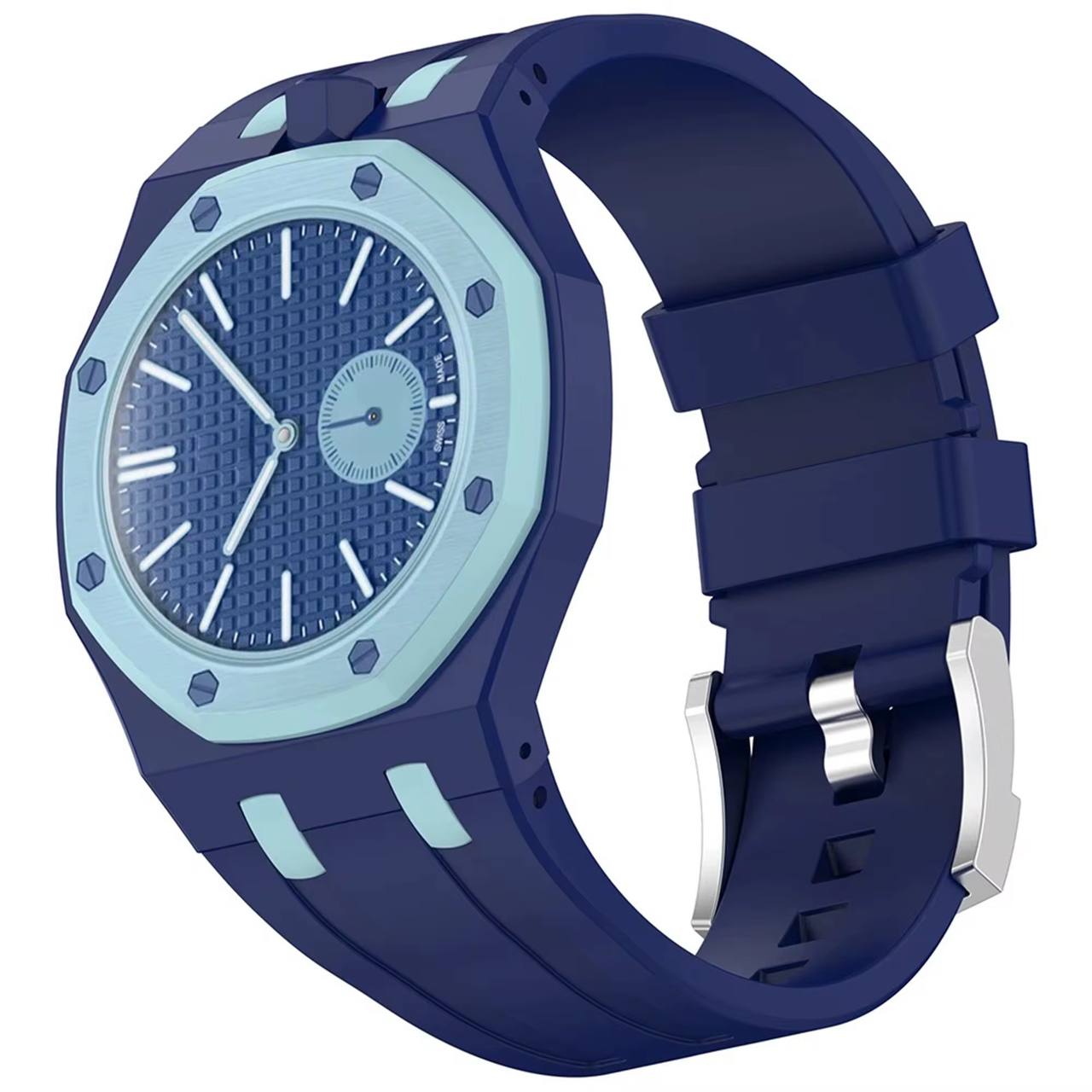 photo_2026-06-08_17-41-24 Годинник Royal Pop Ocean Blue Silicone - Зображення 1
