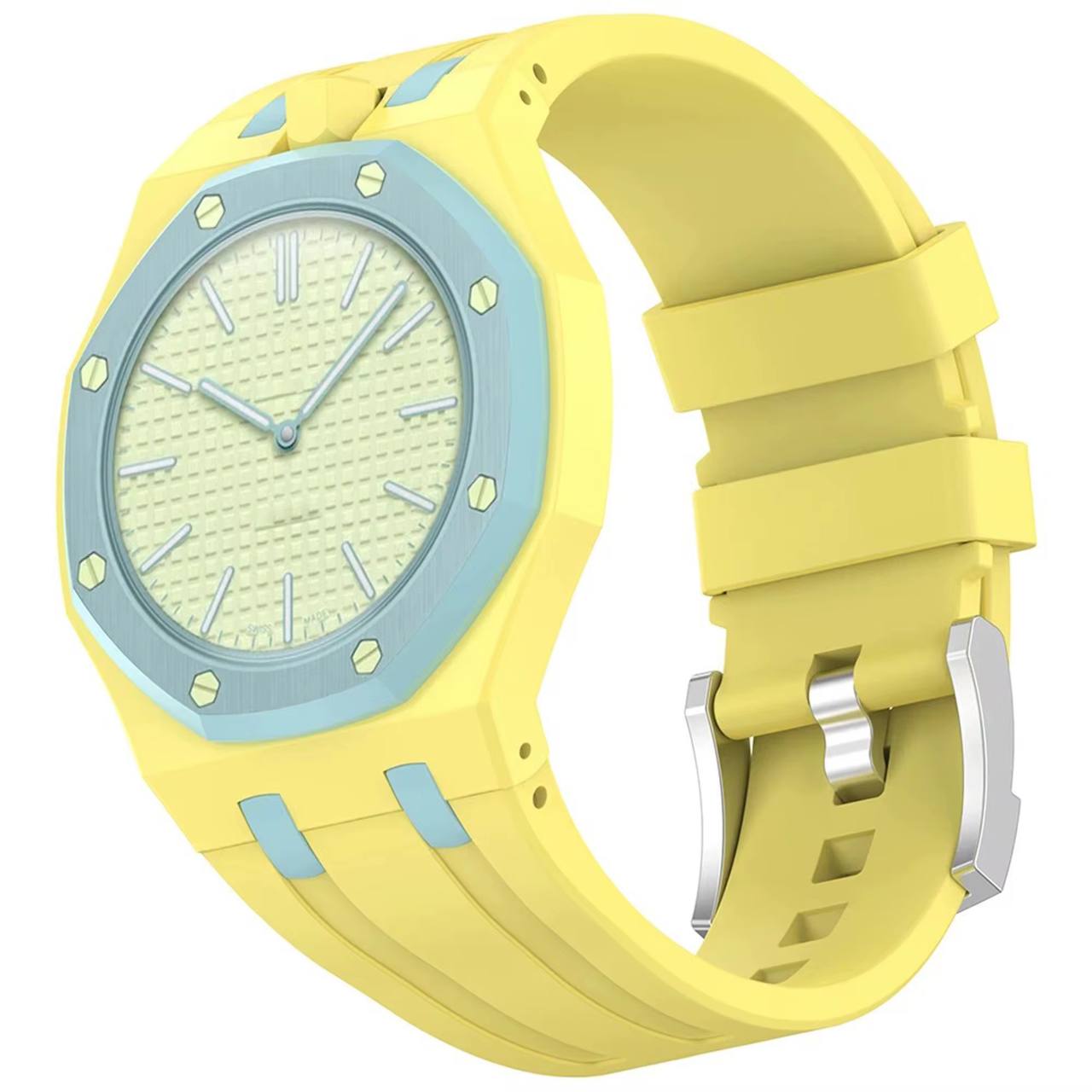 photo_2026-06-08_17-41-25 Годинник Royal Pop Lemon Sky Silicone - Зображення 1